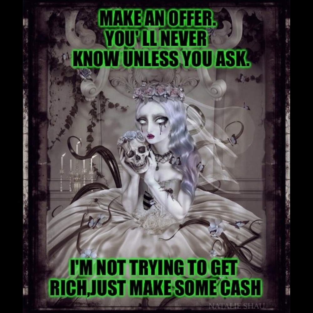 Make an offer, don't be shy.😃