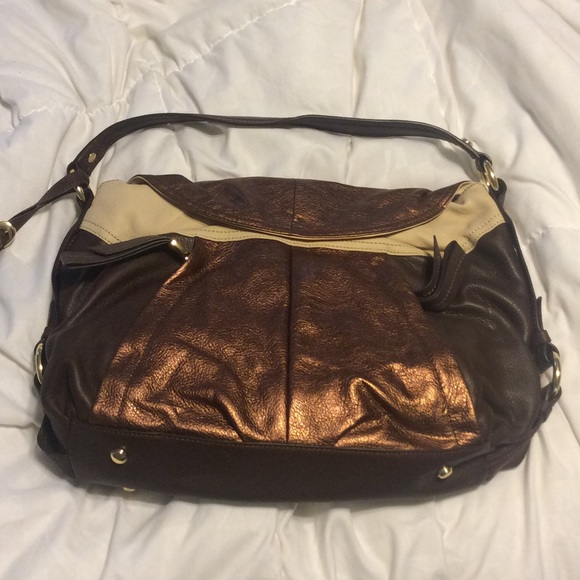 B. Makowsky leather bag with Front Pockets - Picture 1 of 3