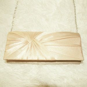 Gold clutch/crossbody