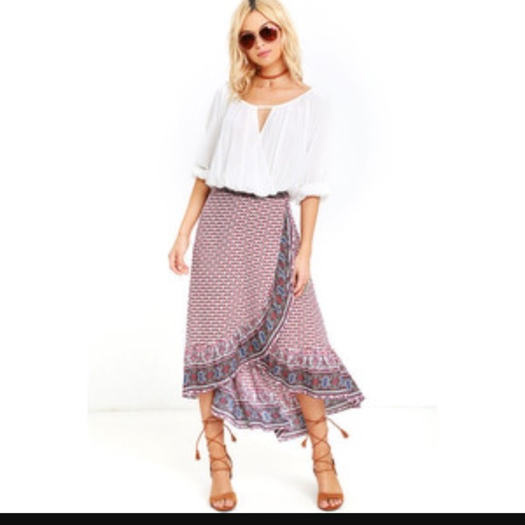 cotton candy Dresses & Skirts - BOHO WRAP SKIRT. Cotton candy la