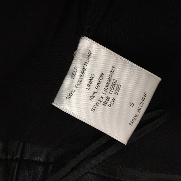 Lush Faux Leather Skater Skirt w Zippers - Picture 5 of 6