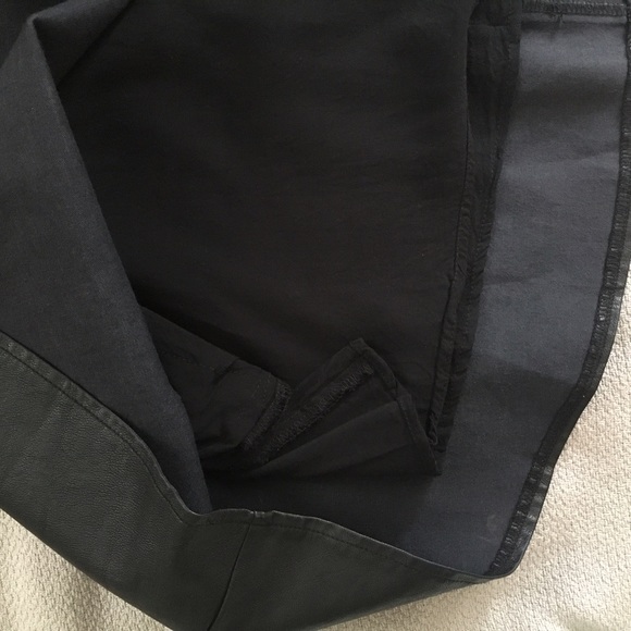 Lush Faux Leather Skater Skirt w Zippers - Picture 6 of 6