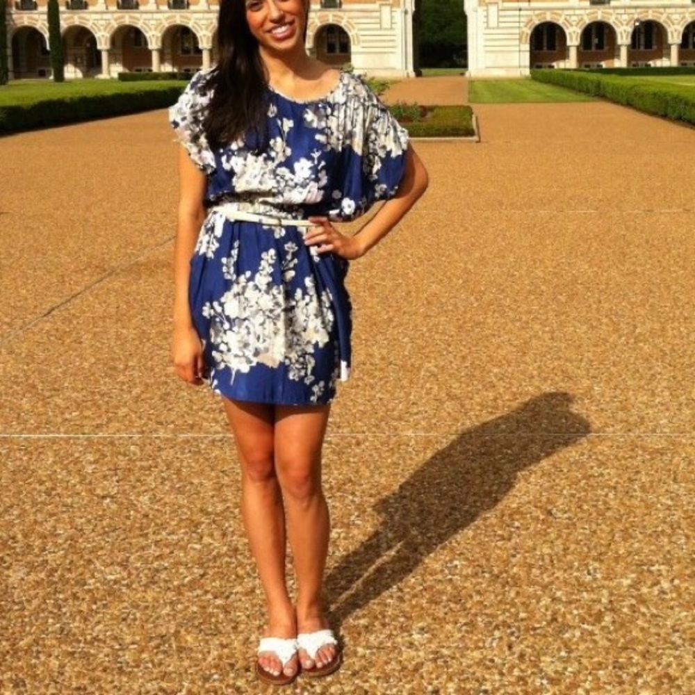Floral print dress