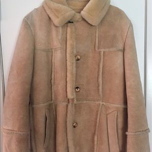 Authentic Men's Leather/Fur Canadian Coat