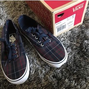 Plaid design vans