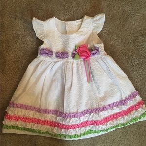 Rare Editions Searsucker Dress