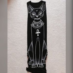 Egyptian Cat Maxi Dress
