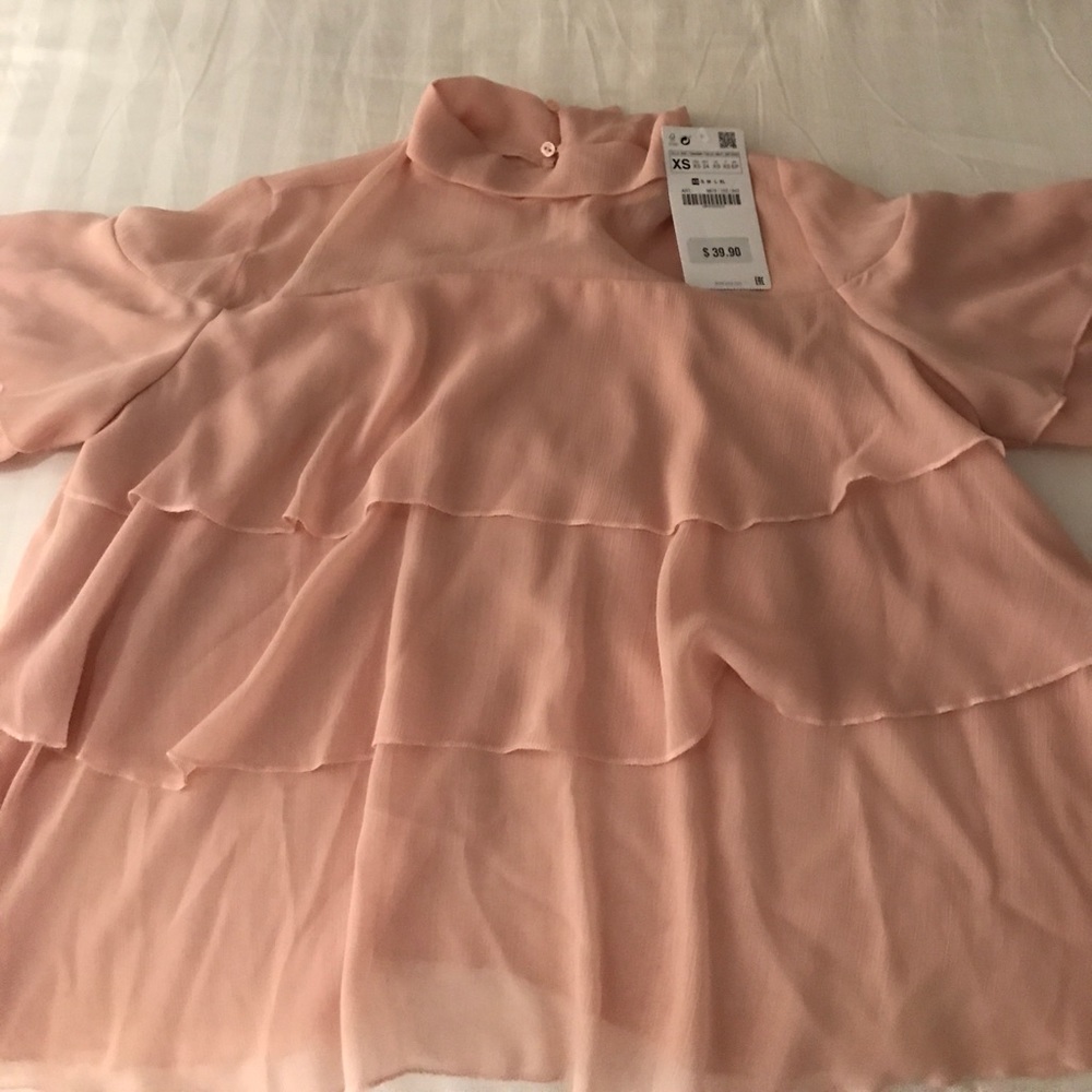 Zara ruffle top