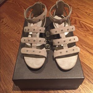 Gucci Sigourney Studded Gladiator Sandal