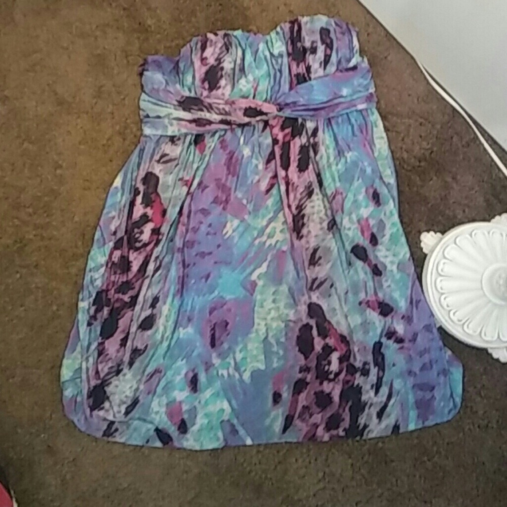 Strapless dress