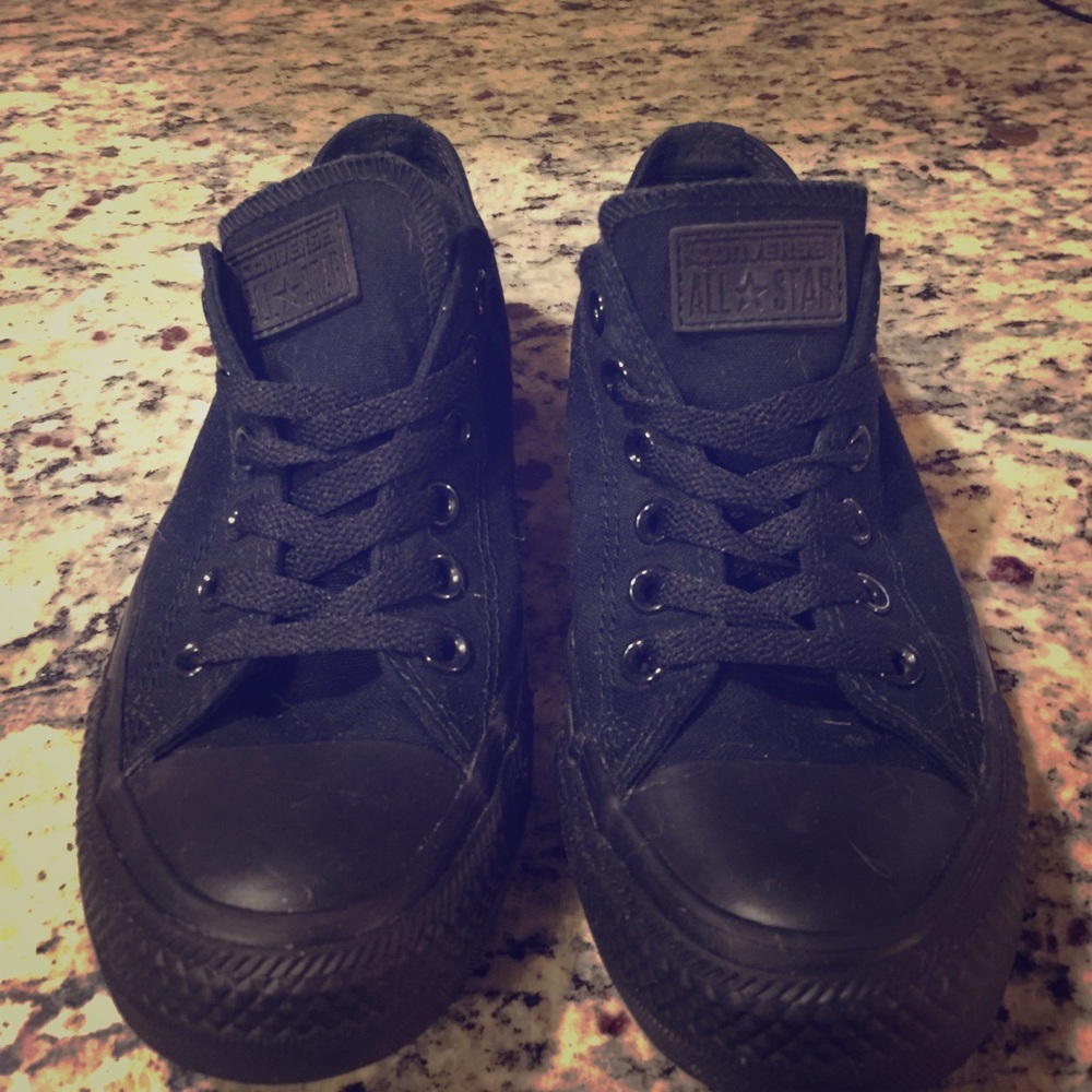 Black Monochrome Converse