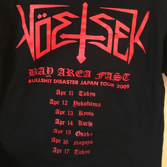 Rocker Tee, Voetsek Japan Tour Shirt 2009 Rare! - Picture 3 of 8