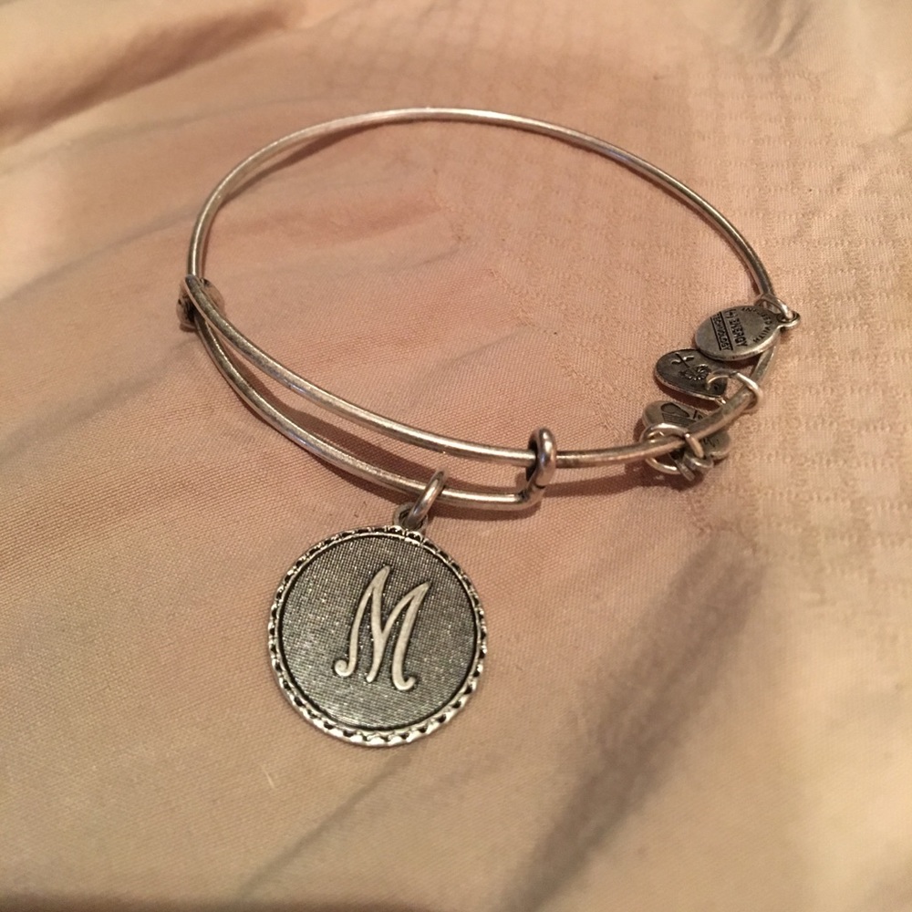 Alex and Ani Silver M Bangle