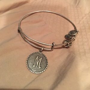 Alex and Ani Silver M Bangle
