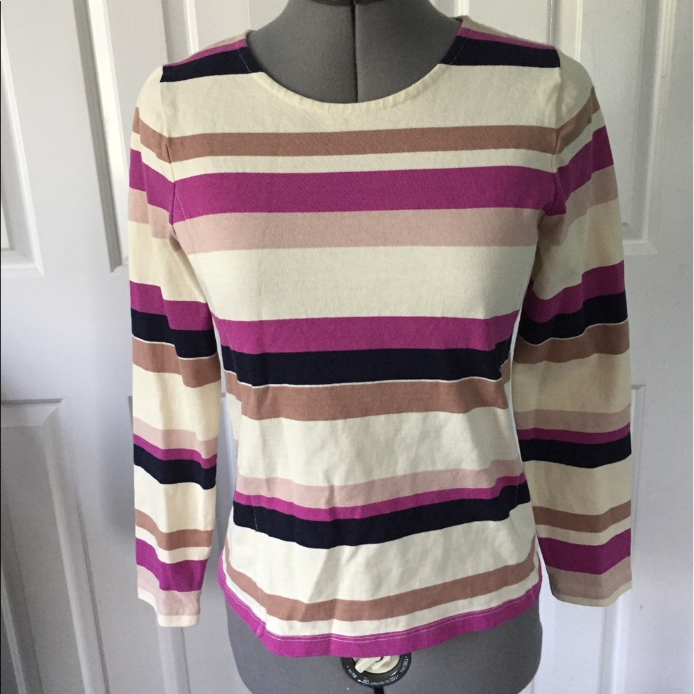 J.Crew long sleeve striped shirt