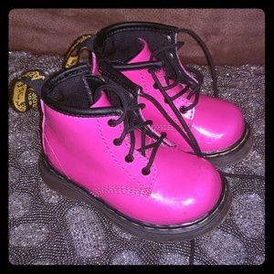 Pink baby Dr. Martens