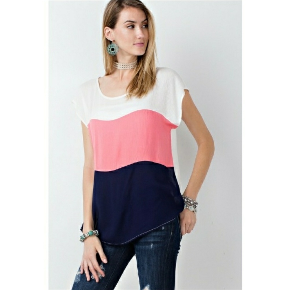 SALE Beautiful Block Top