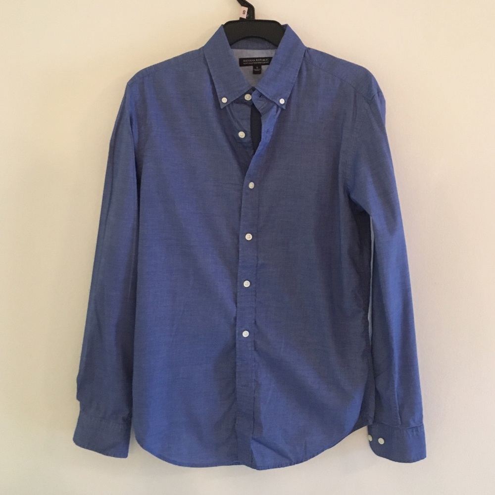 Banana Republic Men's Long Sleeve Dress