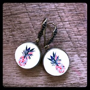 Pineapple Earrings-BRAND NEW
