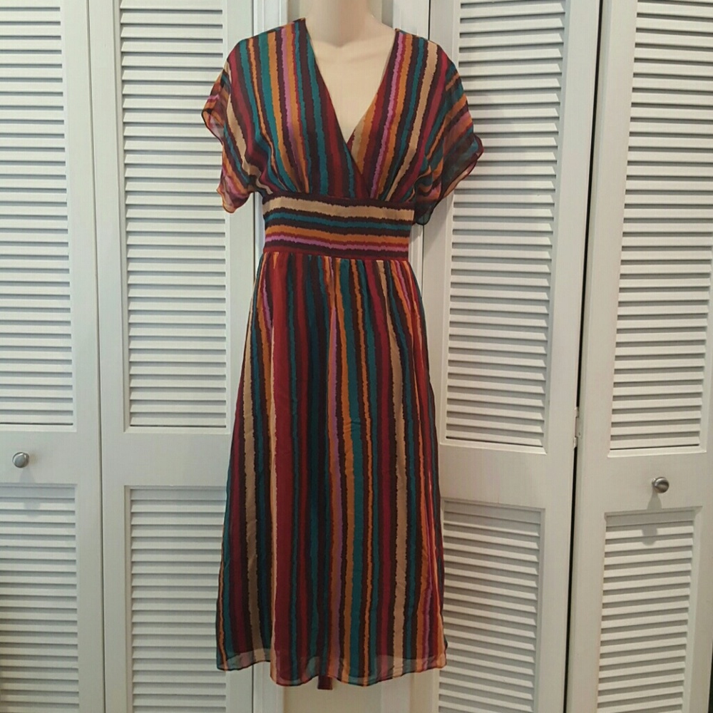BCBG Silk maxi summer dress make offer! 8