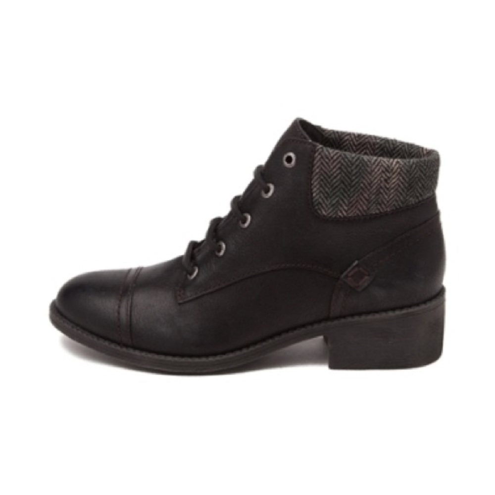 Sperry Juniper Quay Black Genuine Leather Boots
