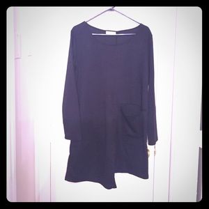 "Dress V" brand asymmetrical thigh/knee length