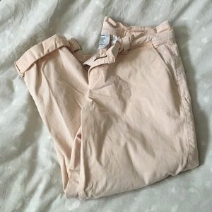 Old Navy peach colored "boyfriend" khakis - size 4