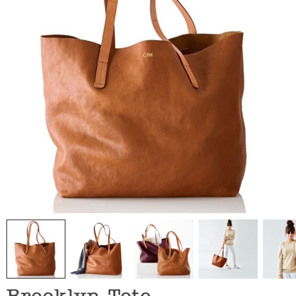 Mark and Graham leather tote