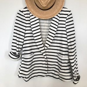NWOT Striped Blazer Casual Chic