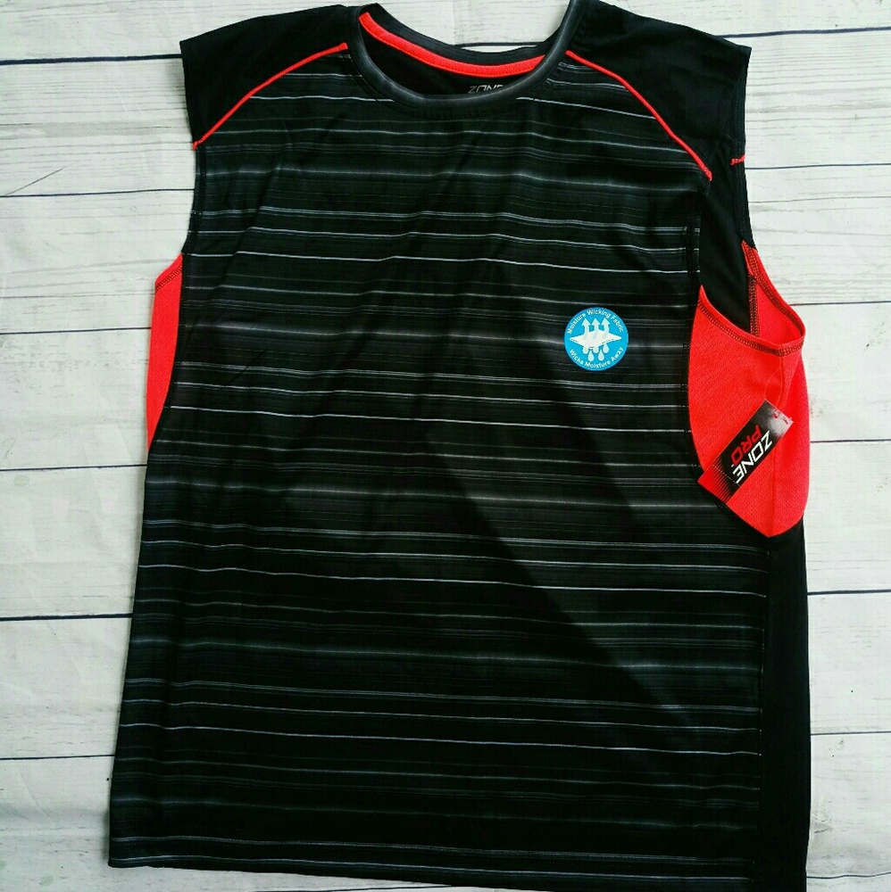 Men's Zone Pro Athletic Sleeveless Top Size L