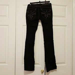 Black Boot Cut Rock Revivals