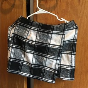 Flannel skirt