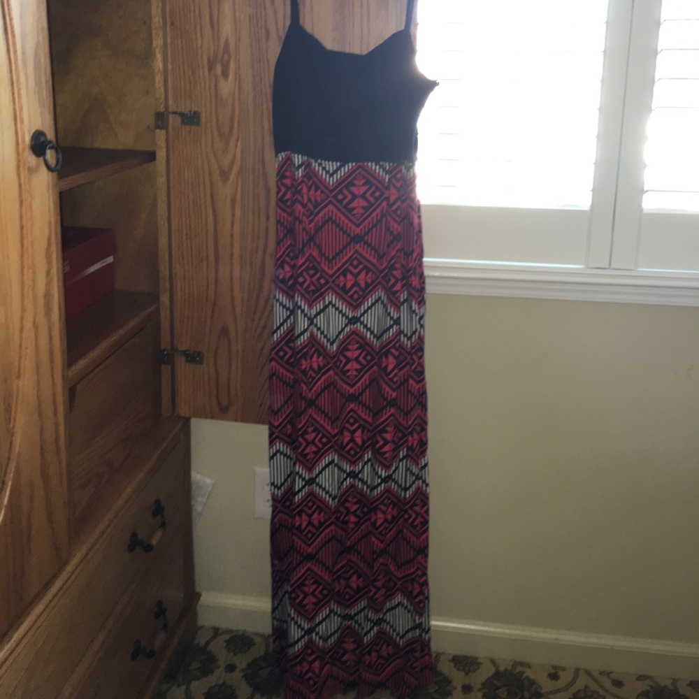 Maxi spaghetti strap dress