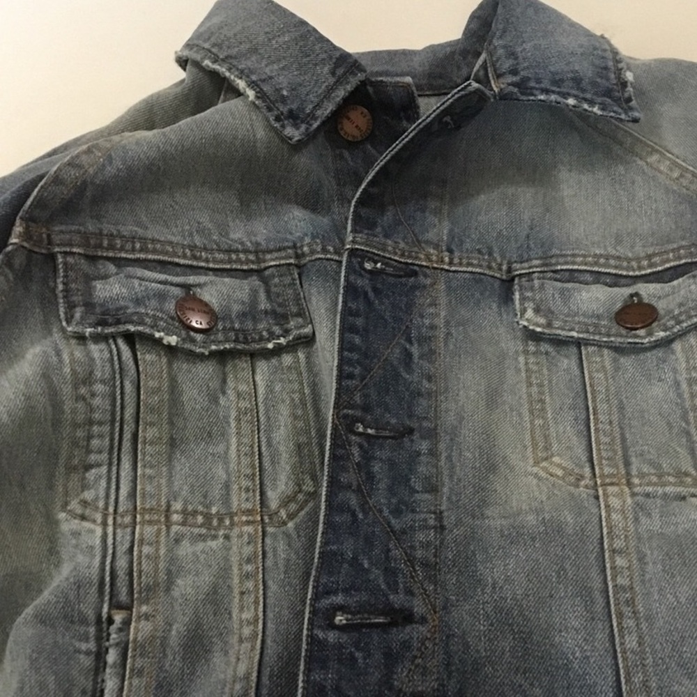 NWT Current/Elliott Raglan Denim Jacket in Zephyr - Picture 5 of 5