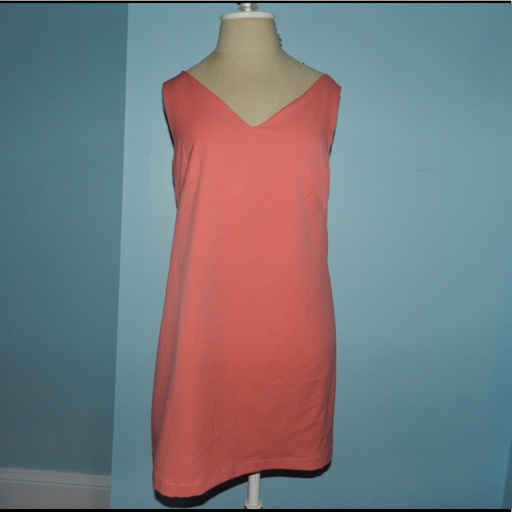 Coral sun dress