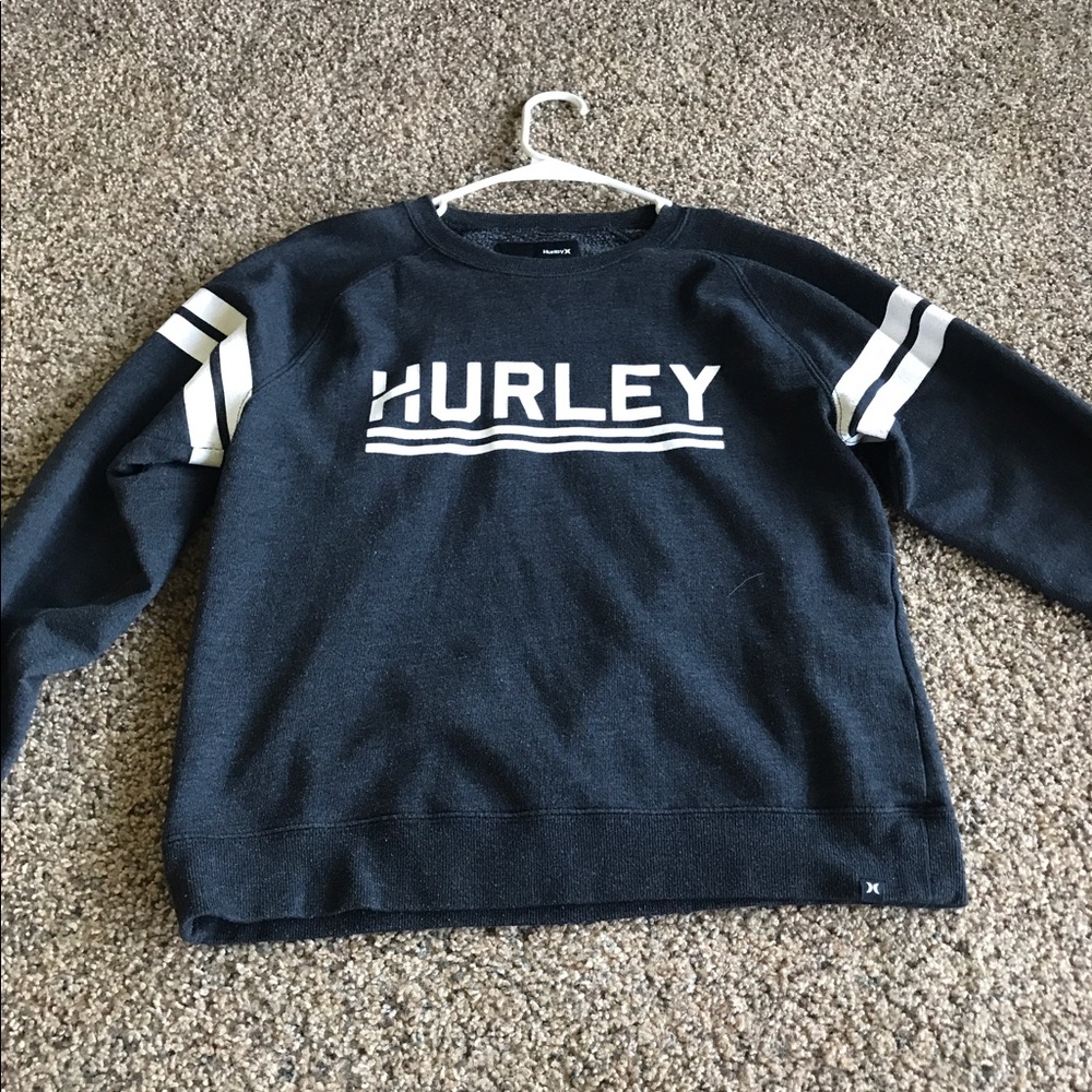 Charcoal Grey Hurley Crewneck