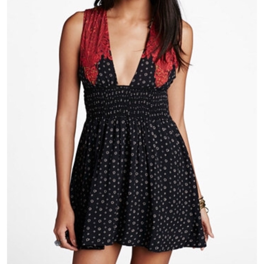 Free people walking through dreams dress