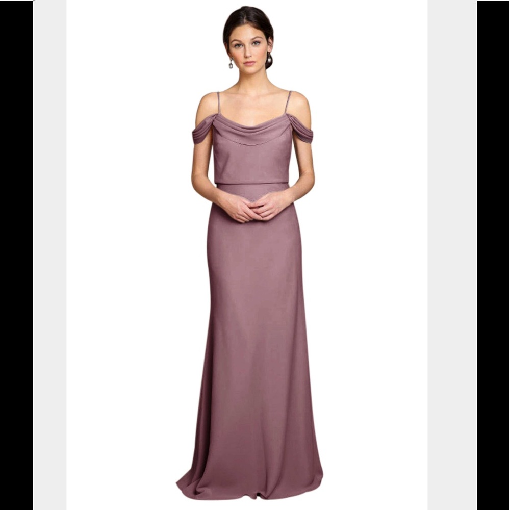 Jenny Yoo "Sabine" gown in Fig