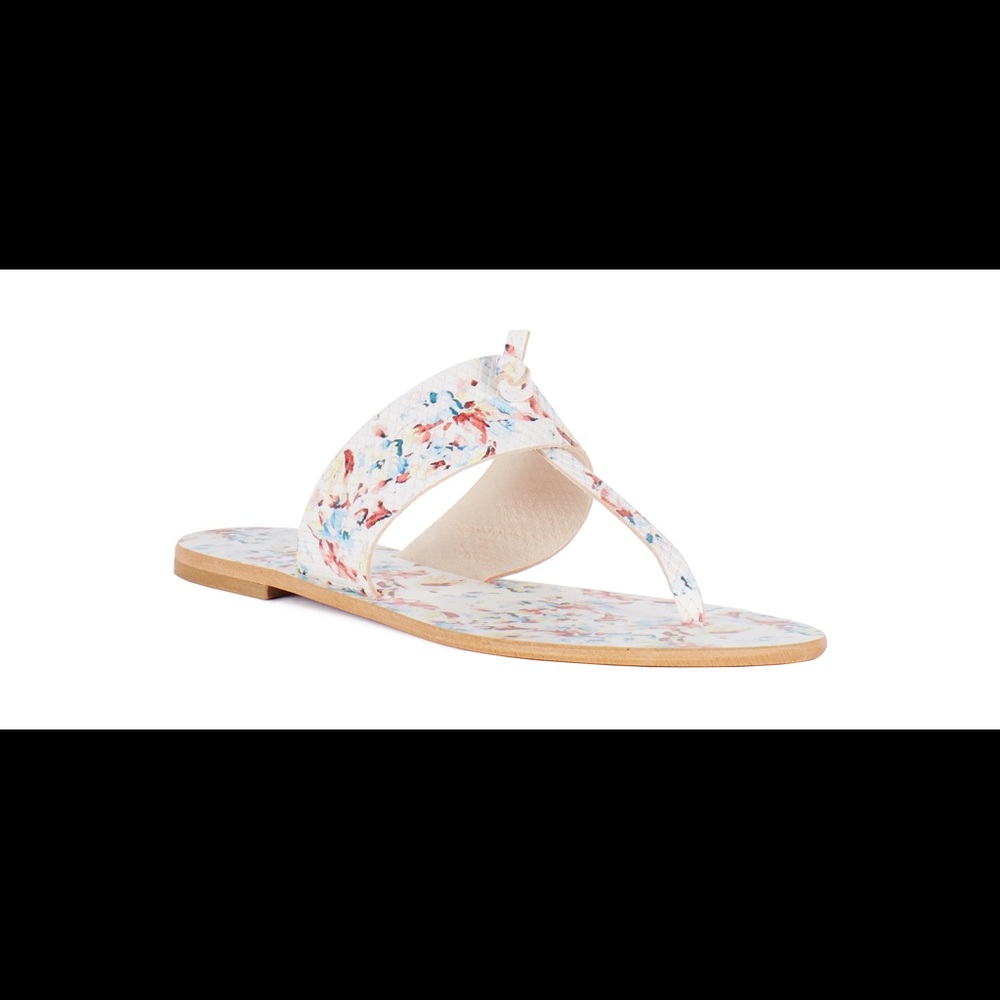 Joie White Floral Sandal