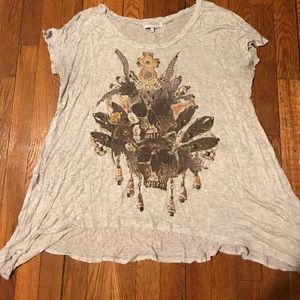 Flowery skull t-shirt from Nordstrom!