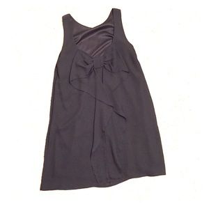 Little black dress with bow detail in back