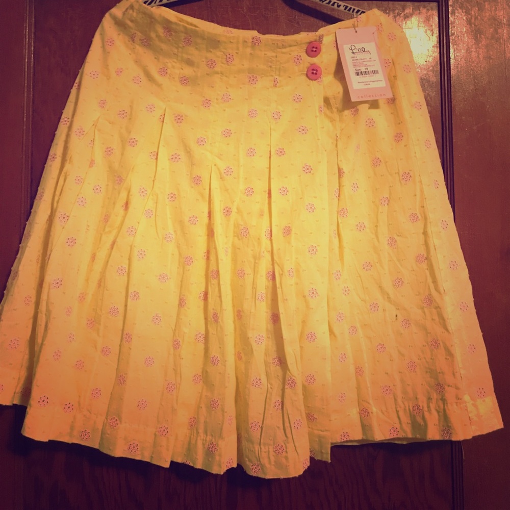 Lilly Pulitzer eyelet skirt Palm Springs collec