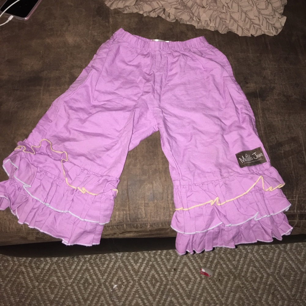 Matilda Jane ruffle bottom pants