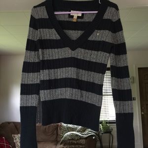 Blue/Grey strip sweater