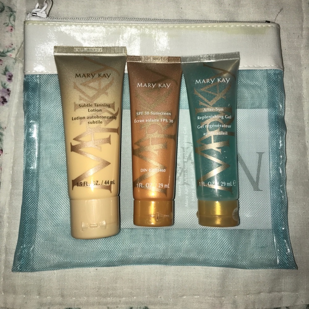 Mary Kay sample summer lotions
