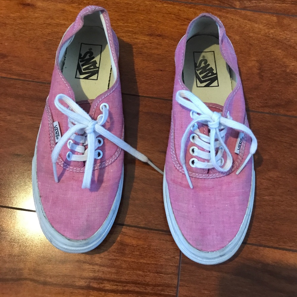 Pink narrow style Vans