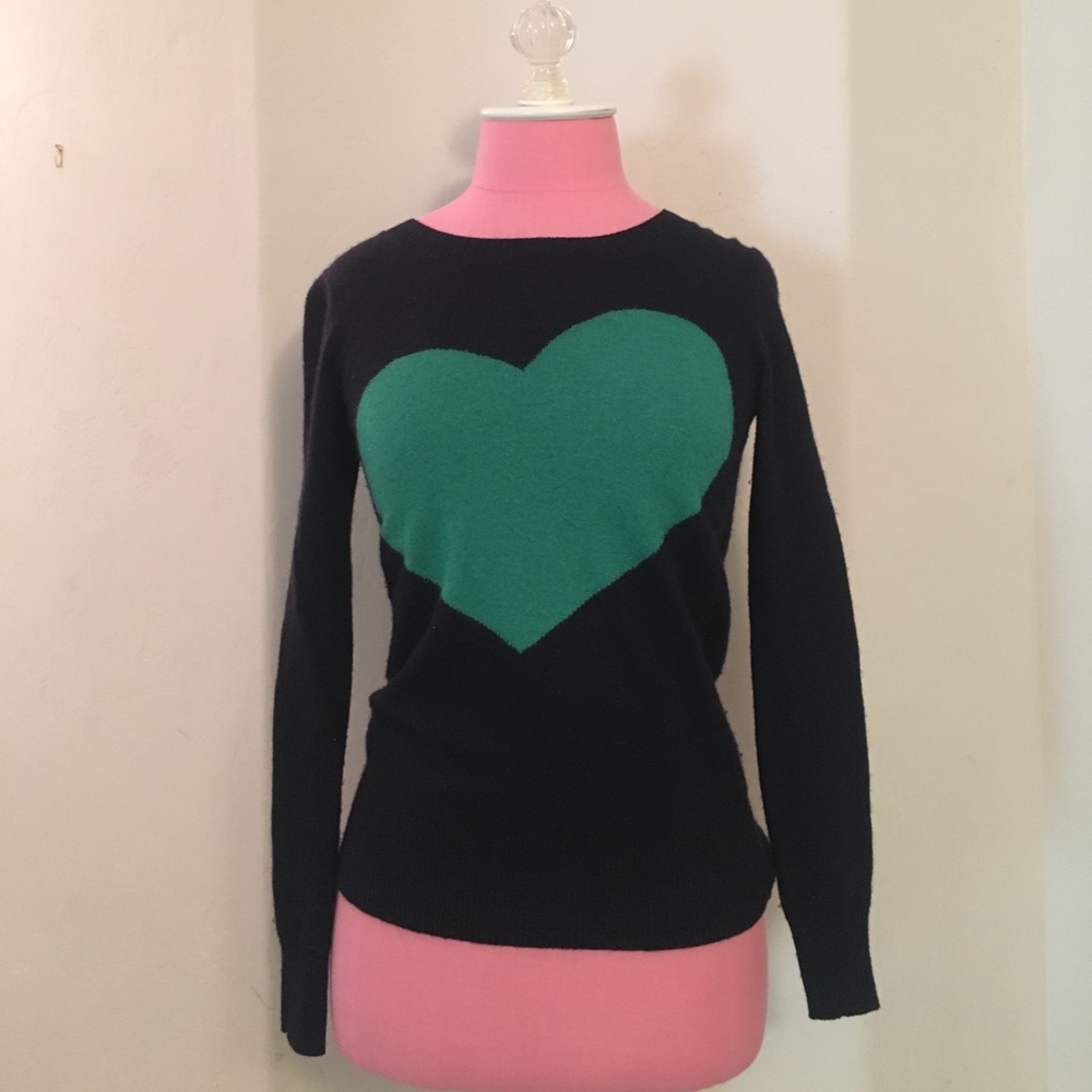 J. Crew Heart Sweater
