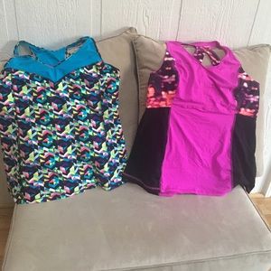 Lot of activewear tops