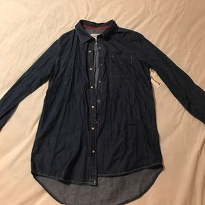 NWT Denim Button Down