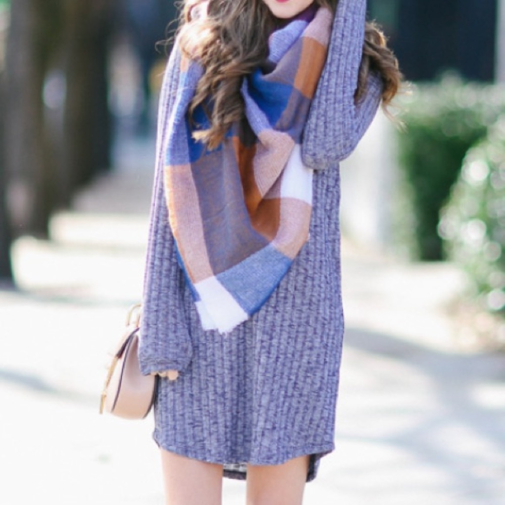 Everly Ribbed Sweater Dress